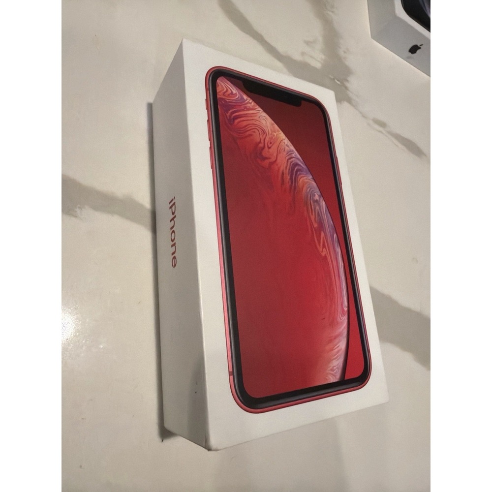 Original Apple iPhone XR Product Red 64GB Empty Box Only A1984 MT492LL/A OEM